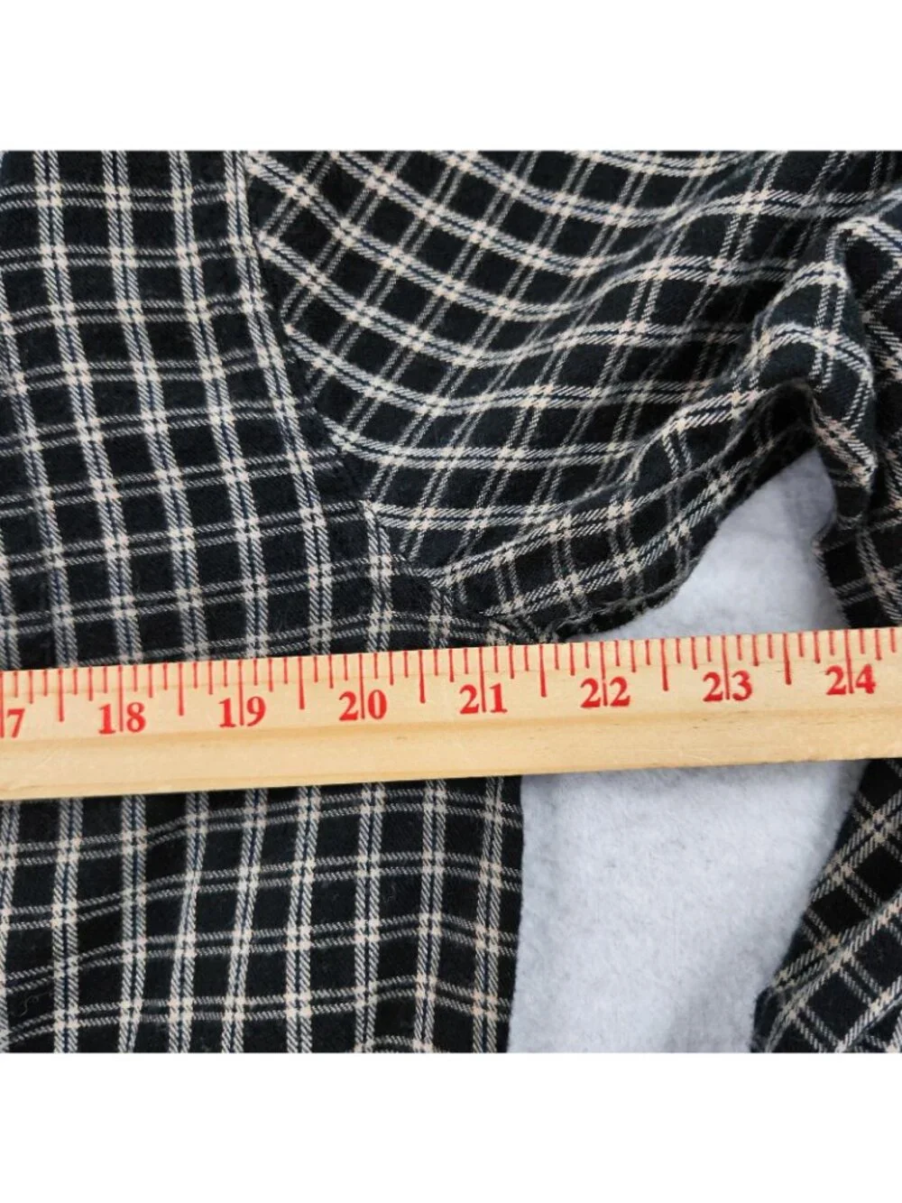 The Normal Brand Shirt Mens Medium Black Nikko Plaid Cotton Button Front Casual
